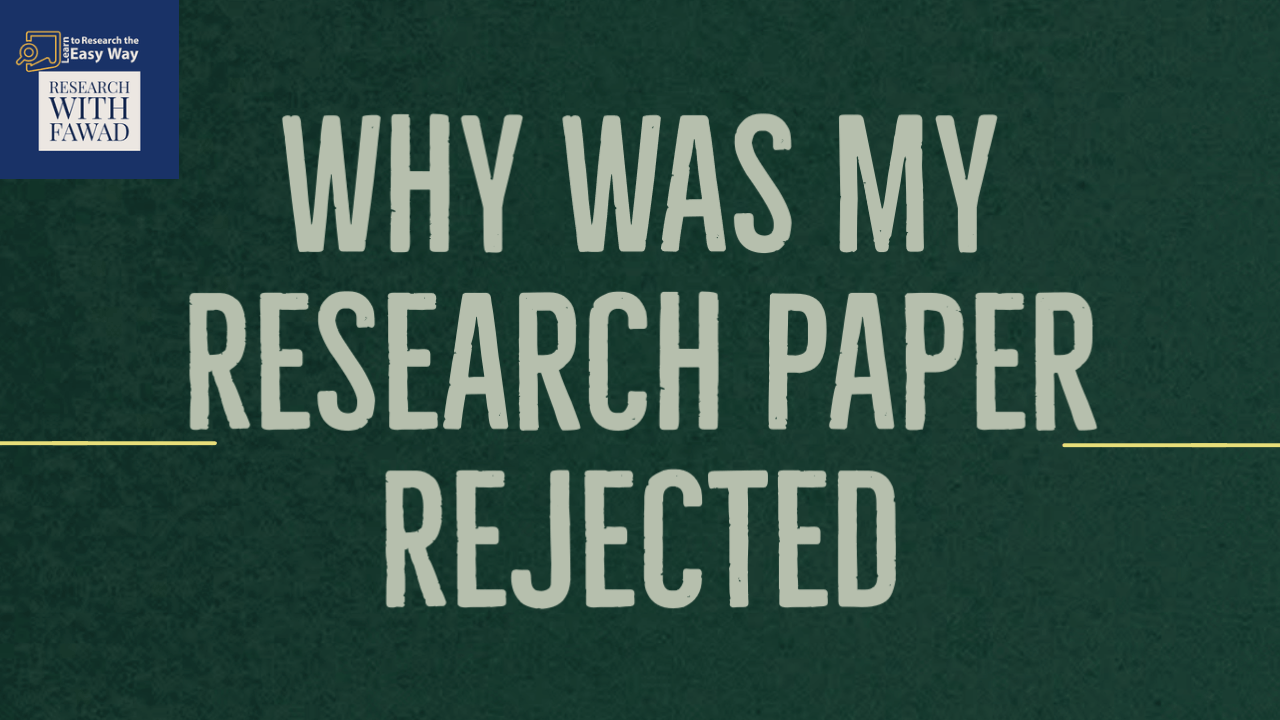 Reasons for Manuscript Rejection