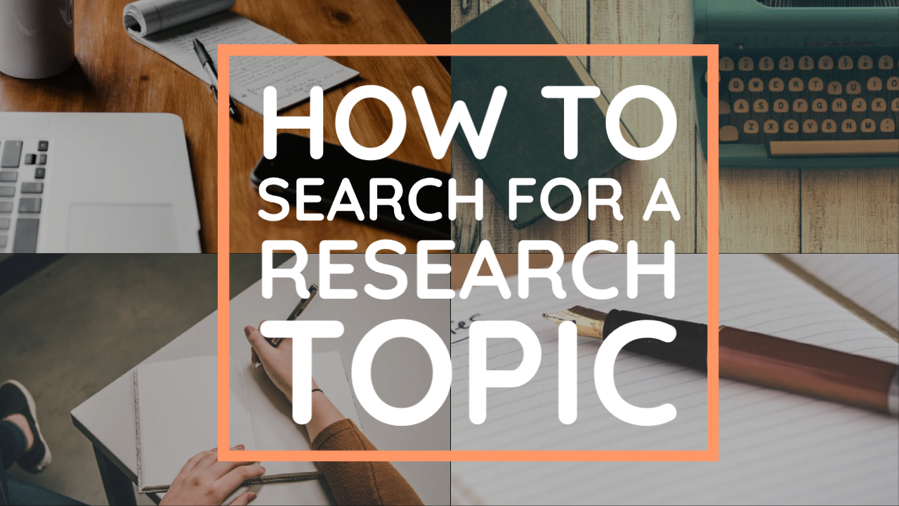 how to find out research topic