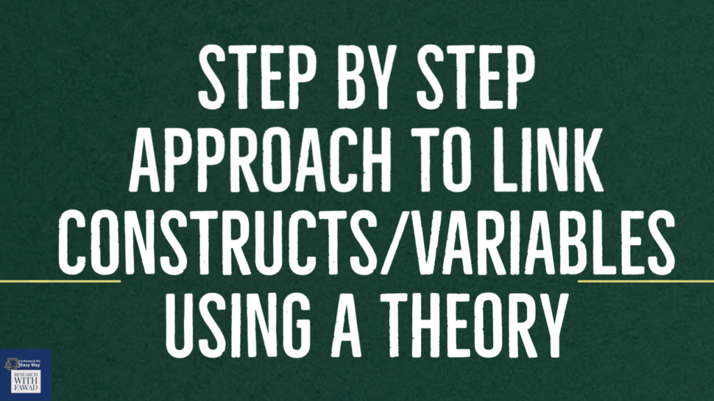 How to Develop relationship between variables using a theory ...