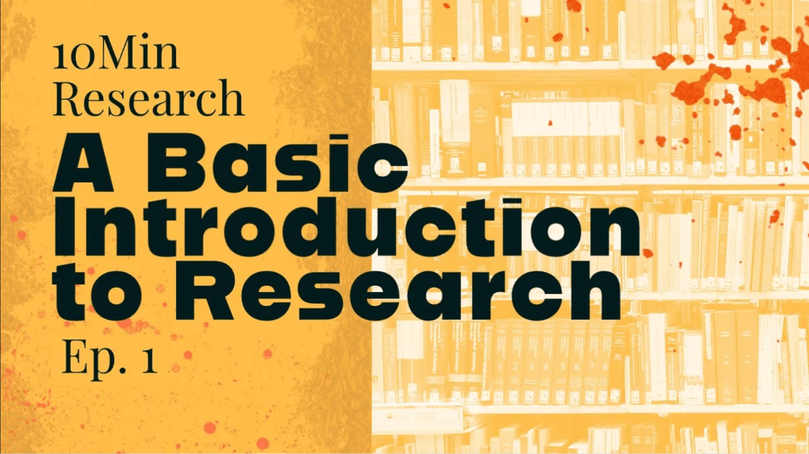 1. Introduction to Research