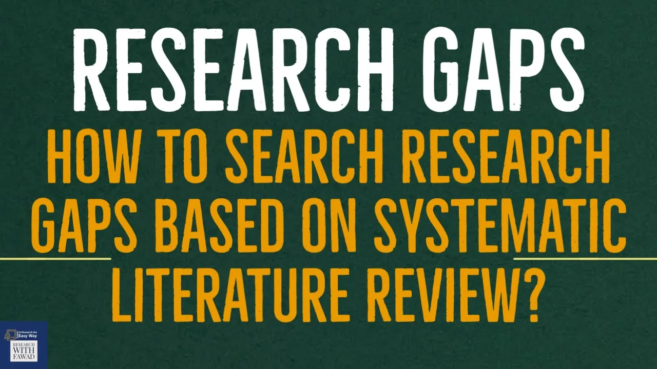 Research Gaps using Systematic Literature Review